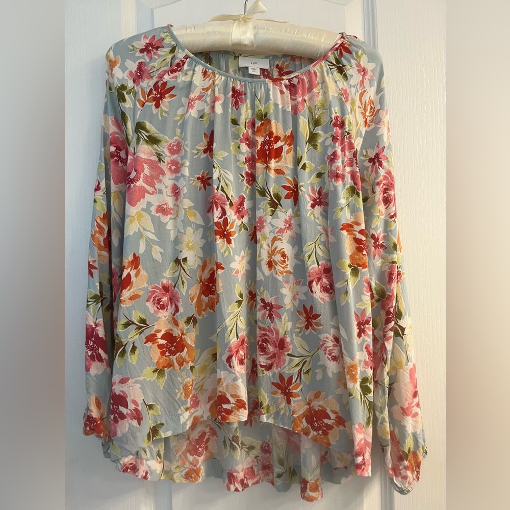J. Jill Pink Floral Top